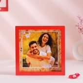 Red Personalised Photo Frame