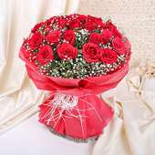 24 red roses Bunch