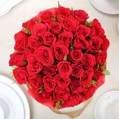 Bunch of Red Roses for Rose Day Gift