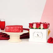 Flowers And Cake: Red Rosey Velvet Cake