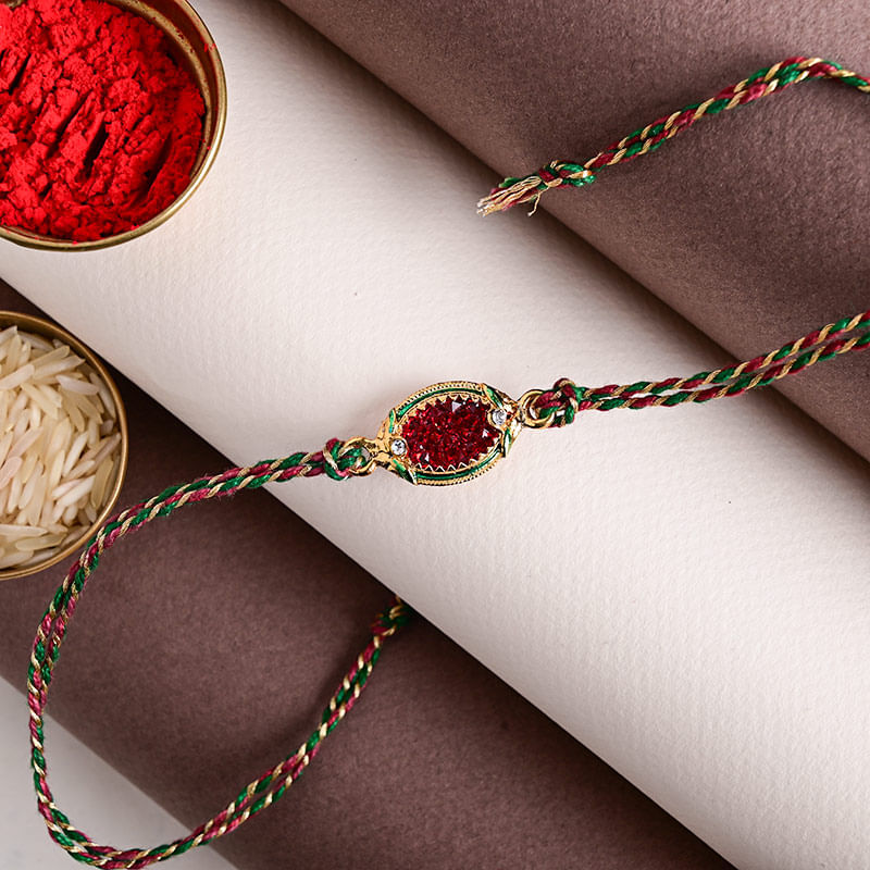 Red Stone Rakhi
