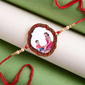Close view of Personalised Rakhi online for Brother