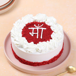 Red Velvet Maa Special Cake