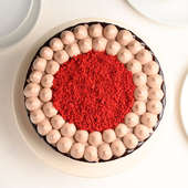Red Velvet Marriage Anniversary Cake