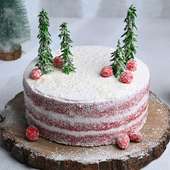 Order Red Velvet Christmas Cake