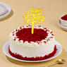 Red Velvet Crumb Birthday Cake