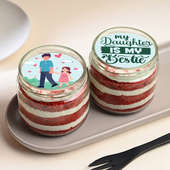 Red Velvet Jar Cake Duo