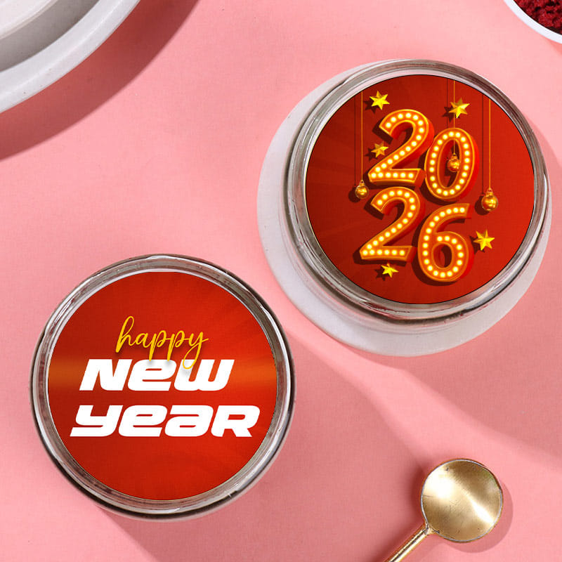 Red Velvet Jar Cake Duo For New Year