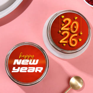 Red Velvet Jar Cake Duo For New Year