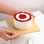 Order Red Velvet Mini Cake - Full View of Cake