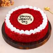 Red Velvet Womens Day Cake