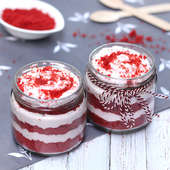 Online Red Velvety Jar Cake