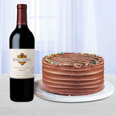 Buy Red Wine N Cake Online
