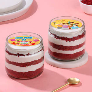 Redvelvet Ny Photo Jar Cakes