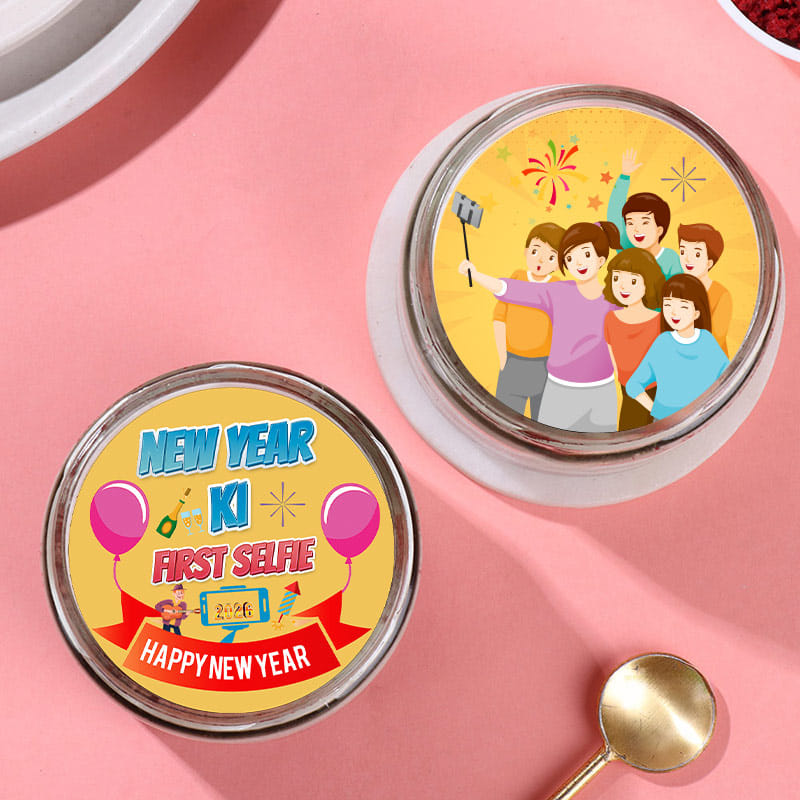 Redvelvet Ny Photo Jar Cakes