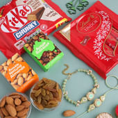 Regal Bhaiya Bhabhi Rakhi With Chocolate N Treat
