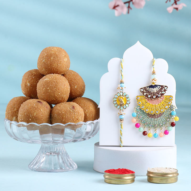 Regal Bhaiya Bhabhi Rakhis N Besan Ladoo