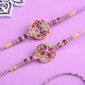 Regal Bloom Rakhi Duo