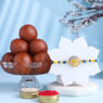 Regal Charm Beaded Rakhi With Gulab Jamun-Australia