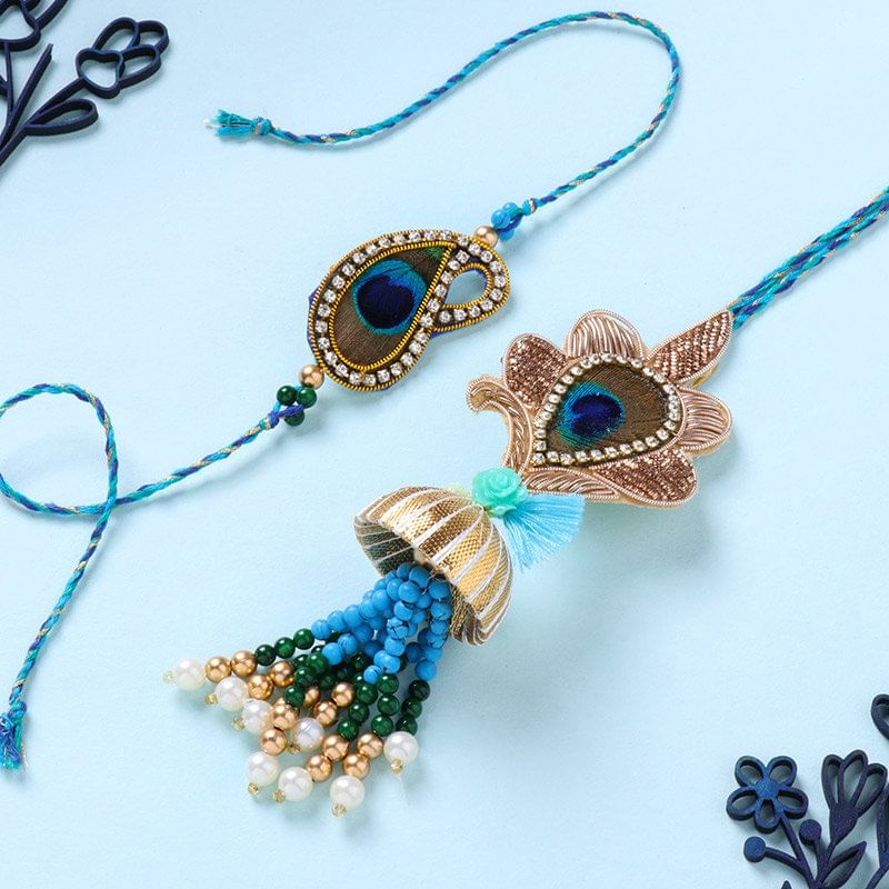Regal Mor Pankh Bhaiya Bhabhi Rakhis