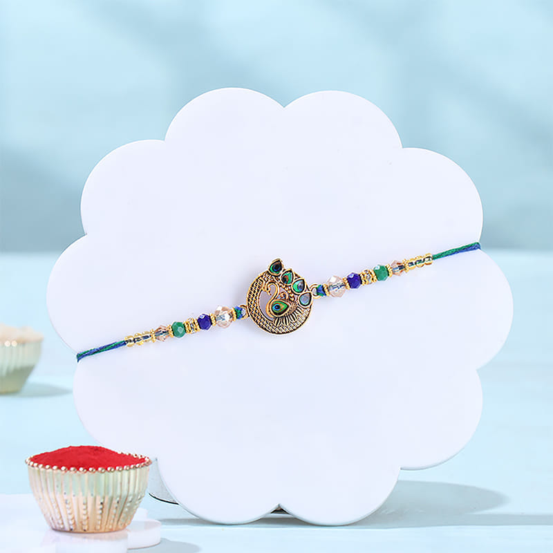 Peacock Rakhi for Your Brother