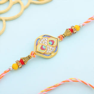 Regal Radiance Stone Rakhi