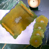 Resin Tray N Coasters For Valentine
