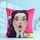 Retro Glam Diva Cushion