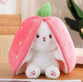 Reversible Sweet Strawberry Bunny