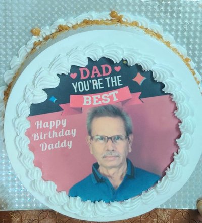 Best Dad Photo Cake