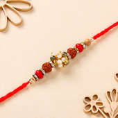 Divine Pearl Rudraksh Rakhi