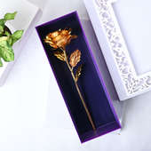 Rocher With Goldplated Artificial Rose