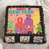 Rock N Roll Happy New Year Cake