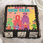 Rock N Roll New Year Cake