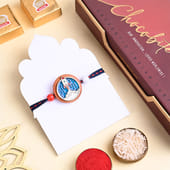 Rocket Kids Rakhi With Dryfruits Sweets