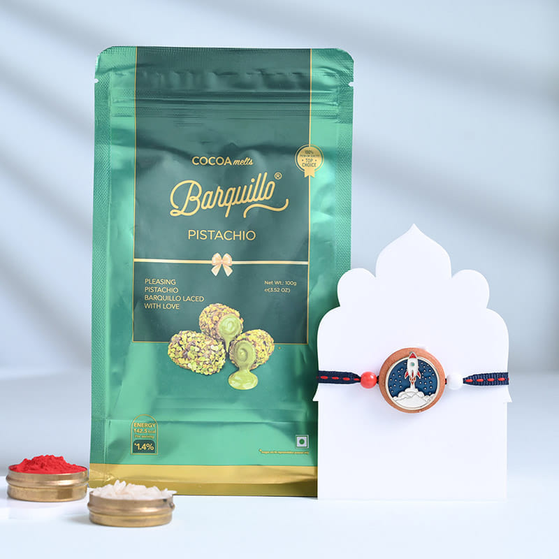 Rocket Kids Rakhi With Pistachios