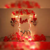 Romantic Birthday Balloon Decoration