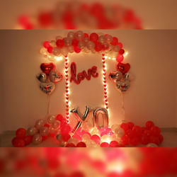 Romantic Birthday Balloon Decoration