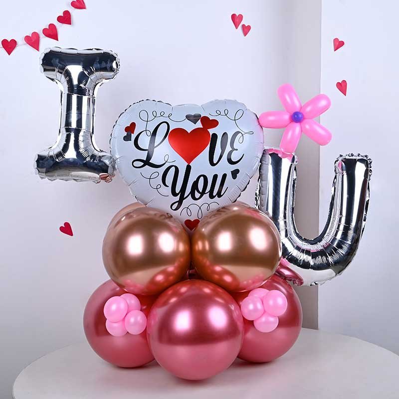 Romantic Expressions Valentine Balloon Decor