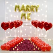 Dreamy Proposal Balloon Decor