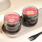 Romantic Love Calls Chocolate Jar Cakes