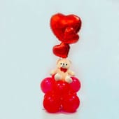 Cuddly Teddy Valentine Balloon Decor