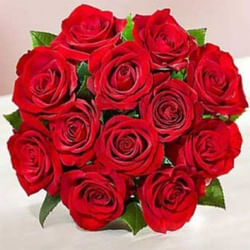 Romantic 12 Red Rose Boquet