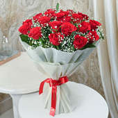 Romantic Red Roses Flower Online