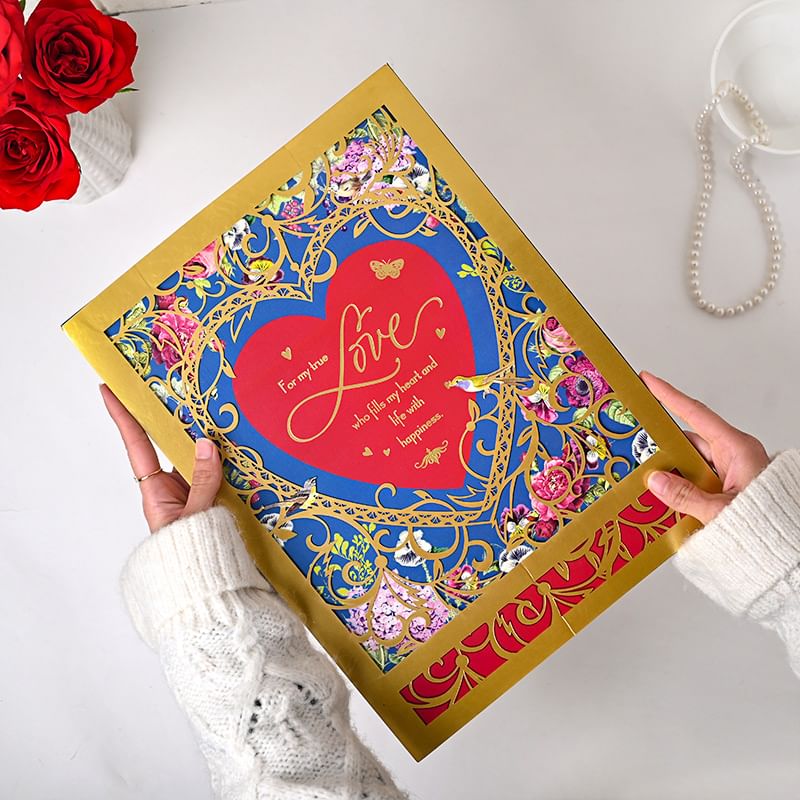 Romantic Valentine Day Greeting Card