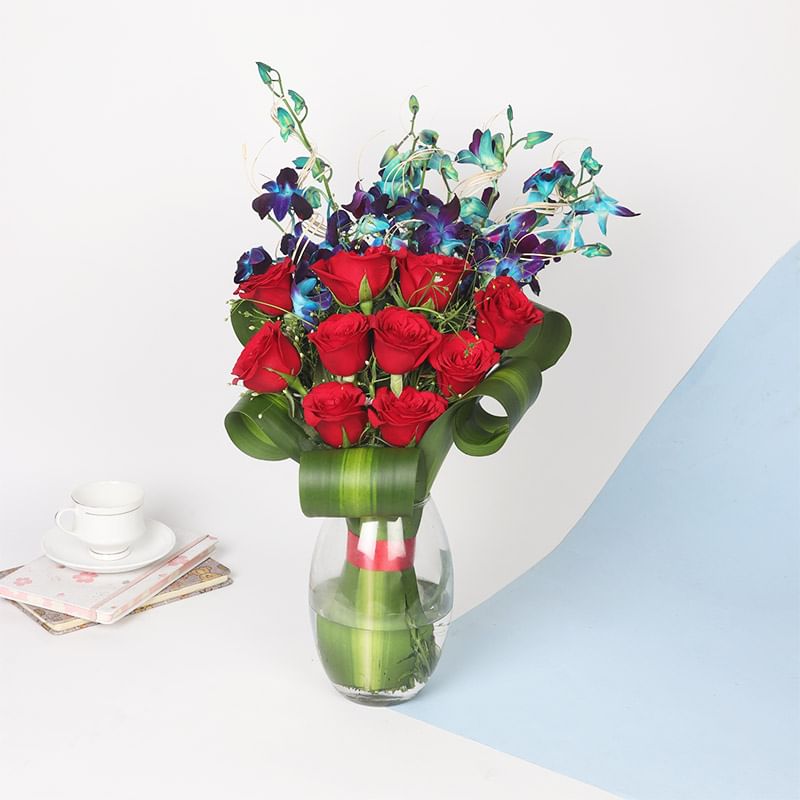 Rose And Orchid love bouquet