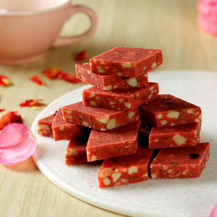Premium Rose Barfi - Diwali Sweet