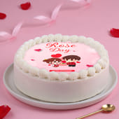 Rose Day Special Cake