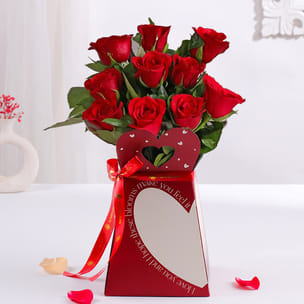 Rose Day Romance in Red