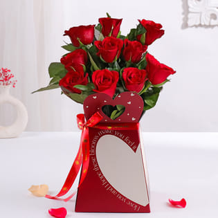 Rose Day Romance in Red
